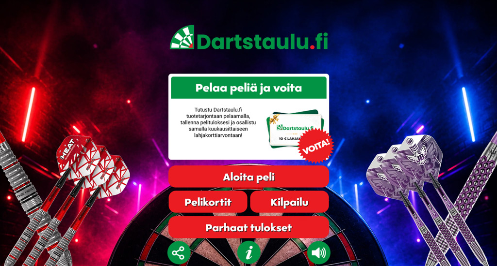 Dartstaulu.fi -muistipeli| Pelimaailma